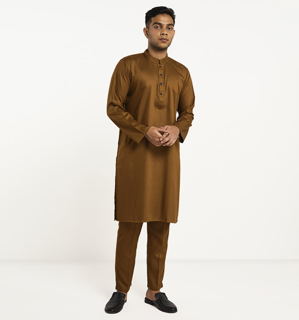 MAHAL Copper Co-ord Panjabi Set