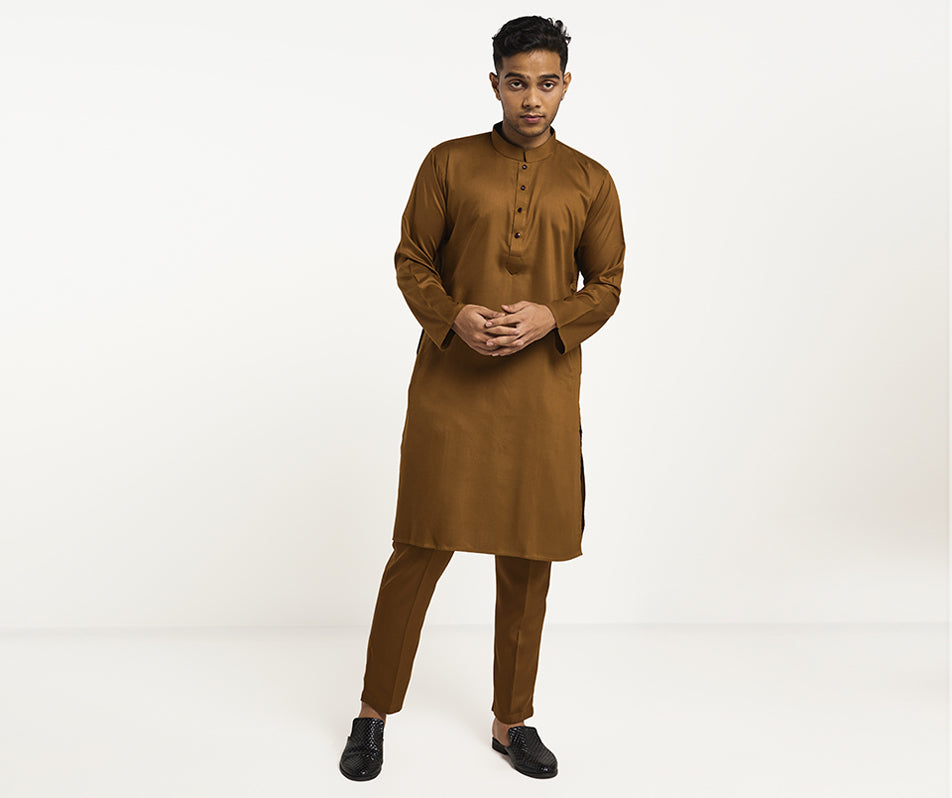 MAHAL Copper Co-ord Panjabi Set