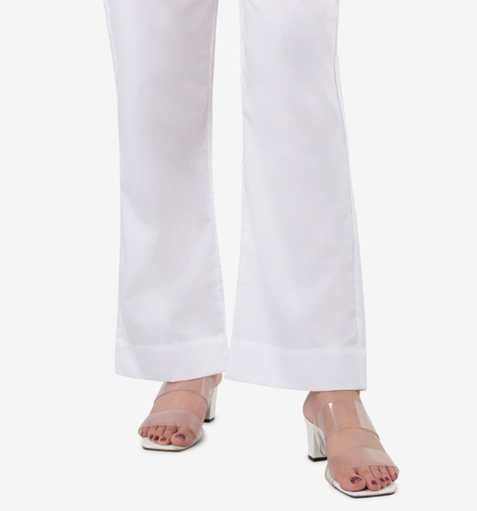 Mahal White Cotton Pajama Pant W/ Pocket