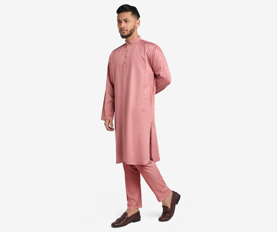 MAHAL Pink Kabli Co-Ord Set